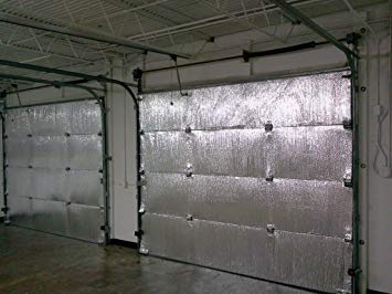 IMP SmartGARAGE - Reflective Garage Door Insulation Kit 18 Feet W x 7 Feet H and R VALUE- 8 , TWO 2 CAR GARAGE DOOR