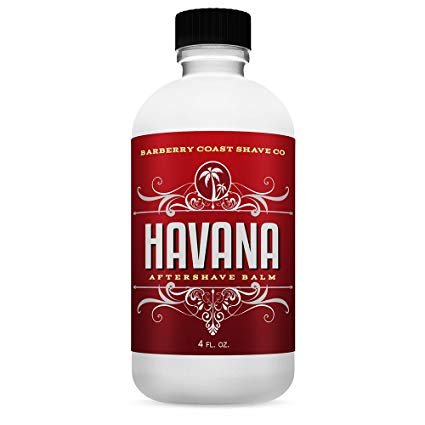 SALE - After Shave Lotion for Men - HAVANA Post Shave Balm for All Skin Types - Tobacco Scented Moisturizer w/Shea Butter, Vitamin E & Cooling Menthol - Absorbs Quickly & Smooths Skin