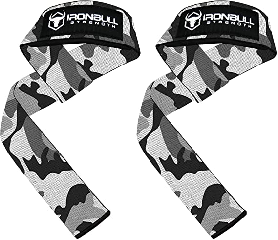 Lifting Straps (1 Pair) - Padded Wrist Support Wraps - for Powerlifting, Bodybuilding, Gym Workout, Strength Training, Deadlifts & Fitness Workout