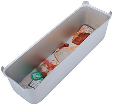 Wilton Aluminum 16 by 4 by 4-Inch Long Loaf Pan