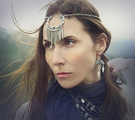 Fenrir Wolf earrings long dangling earrings with arrowhead pendants FREE SHIPPING handcrafted earrings Fenrir Fenrisúlfr Hróðvitnir Vánagandr