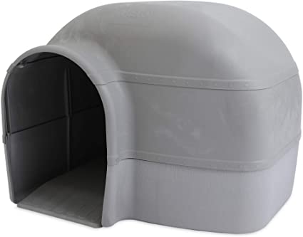 Petmate Husky Dog House for Dogs Up to 90 Pounds, Grey