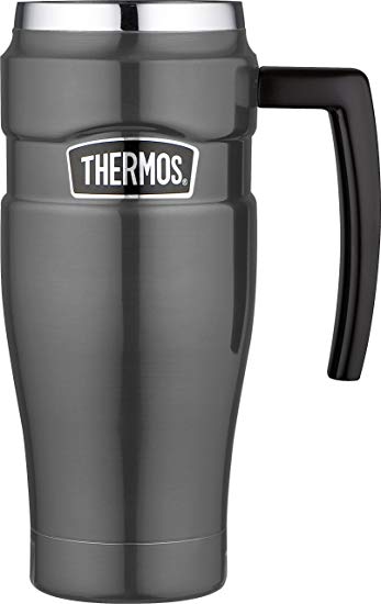 Thermos Stainless King Travel Mug, Gun Metal, 470 ml