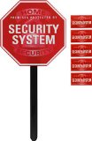 Jasco Products 45400 Security Sign Yard Stake and Window Decals