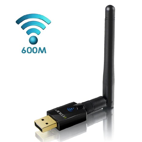 SeoJack AC600 Dual Band(5GHz and 2.4GHz) Wireless USB Wifi Adapter With External Antennas,For Device of Windows XP/Vista/7/8/8.1(32/64bits)/ MAC OS X 10.7.X and Above