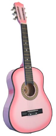 Directly Cheap 32 Inch Half Size Kids Acoustic Guitar Pink