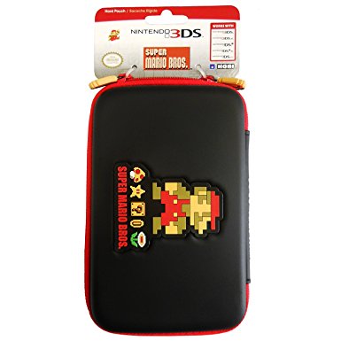 HORI 3DS XL Retro Mario Hard Pouch (Black) - Nintendo 3DS