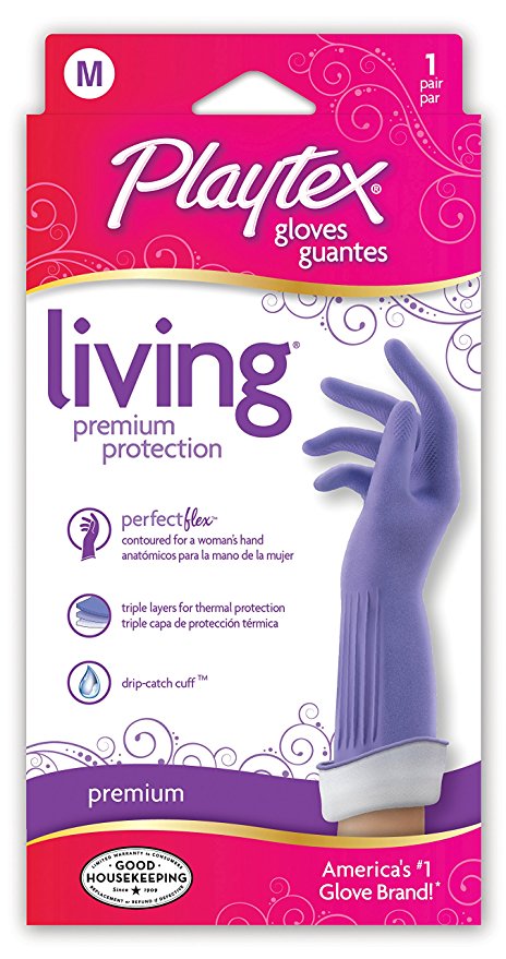 Playtex Household Rubber Glove (Medium, Pack - 2)