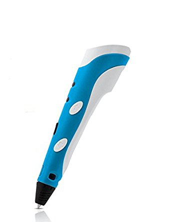 3D pen, Creaker 3D Stereoscopic Printing Pen (Blue) - For Arts   Crafts Printing, 3D Drawing   Design (Blue)