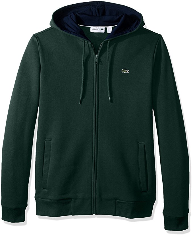 Lacoste Men's Long Sleeve Fleece Hoody