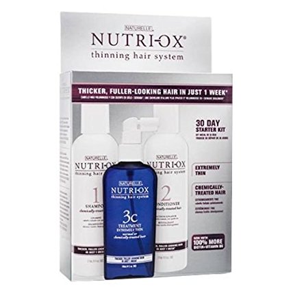 Nutri-ox 30 Day Kit for Extremely Thin Chemically Treated Hair Loss Treatment Fast Shipping by Hair Care