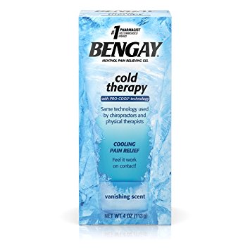 Bengay Cold Therapy Pain Relieving Gel With Pro-Cool Technology, Cooling Pain Relief, 4 Oz