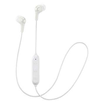 JVC Wireless Earbud Soft Gumy Wireless Earbud, White (HAFX9BTW)