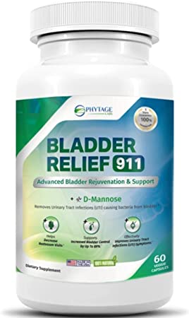 Bladder Relief 911 Detoxifying Strength Provides Support and Flush Impurities 60 Veggie Capsules