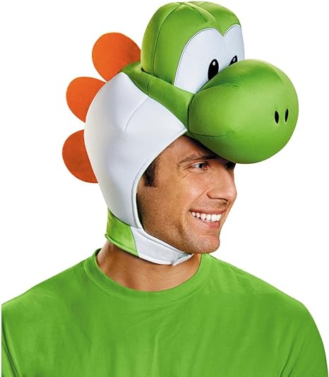 Disguise Costumes Men's Yoshi Headpiece - Adult, Green, One Size