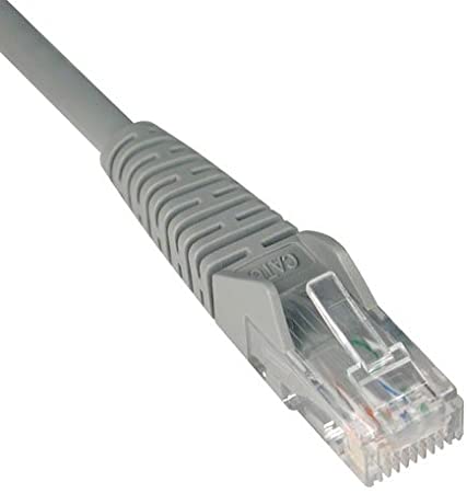 Tripp Lite Cat6 Gigabit Snagless Molded Patch Cable (RJ45 M/M) - Gray, 75-ft.(N201-075-GY)