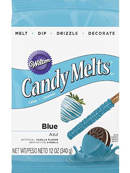 Wilton Blue Candy Melts Candy, 12 oz.