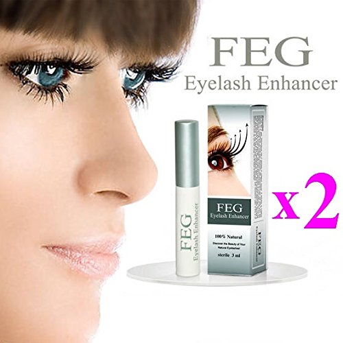 2X FEG Eyelash enhancer!!! 2 pieces of most powerful eyelash growth Serum 100% Natural. Promote rapid growth of eyelashes by FEG Eyelash Enhancer