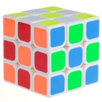 D-FantiX Yj Guanlong Speed Cube 3x3 Magic Cube Puzzle White 56mm