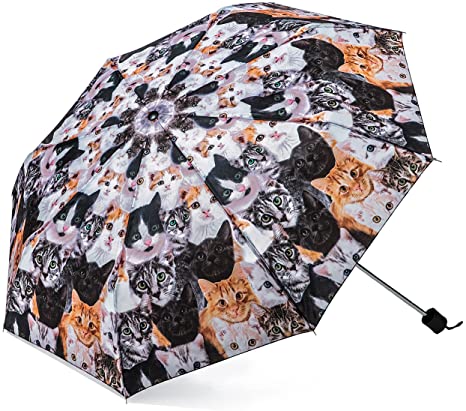 The Paragon Cat Umbrella - Compact & Portable Accessory with Photo-Realistic Kitty Images