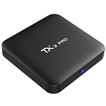 Kekilo TX3 Pro TV Box Amlogic S905X Android 6.0 Marshmallow Quad Core 1GB/8GB 3D 4K HD WiFi Google Streaming Media Player