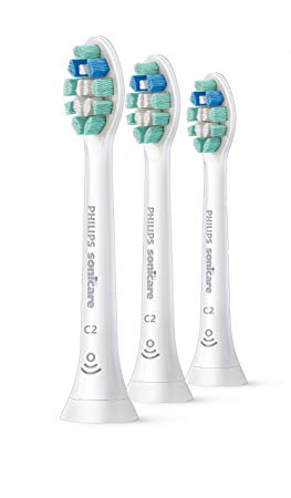 Philips Sonicare Optimal Plaque Control Replacement Brush Heads, White, 3 pack, HX9023/92