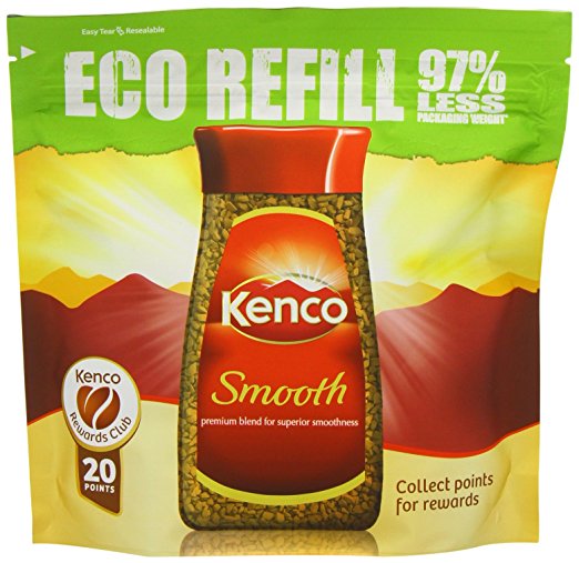 Kenco Smooth Instant Coffee Eco Refill 150 g (Pack of 6)