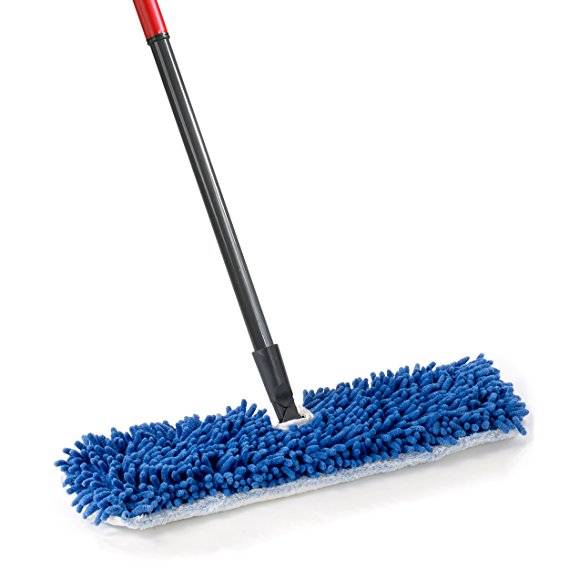 O-Cedar Dual-Action Microfiber Flip Mop with Telescopic Handle