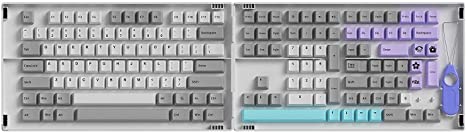 Akko Silent 177-Key Cherry Profile Double-Shot PBT Keycap Set for Mechanical Keyboards with Collection Box