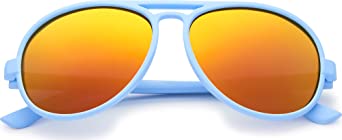 Toddler Baby Infant Polarized Aviator Sunglasses for Boys Girls Kids Age 0-4