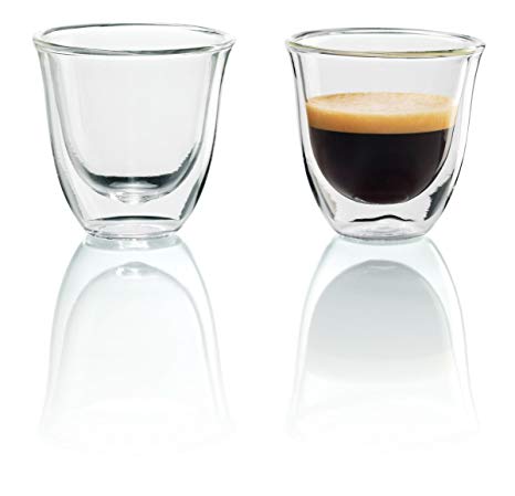 Delonghi 5513214591 Espresso Thermo Glasses - Pack of 2