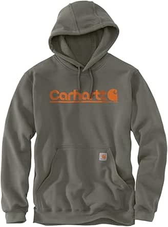 Carhartt Men's Rain Defender Loose Fit Midweight Logo Graphic Sweatshirt