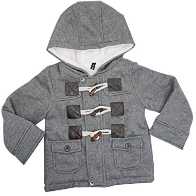 Ekaliy Baby Boys Girls Winter Fleece Coats Infant Toddler Kids Jackets with Hoodies