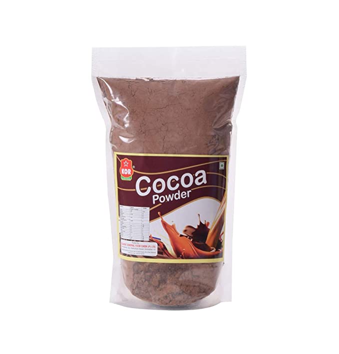 KOR Natural Cocoa Powder, 500 Grams