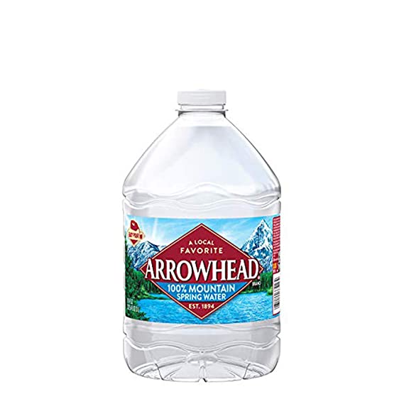 Arrowhead Brand 100% Mountain Spring Water, 3 Liter Jug