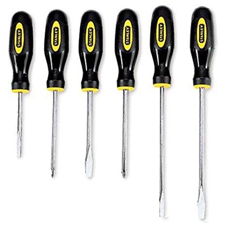 Stanley 60-060 Standard Fluted Screwdriver Set, 6-Piece