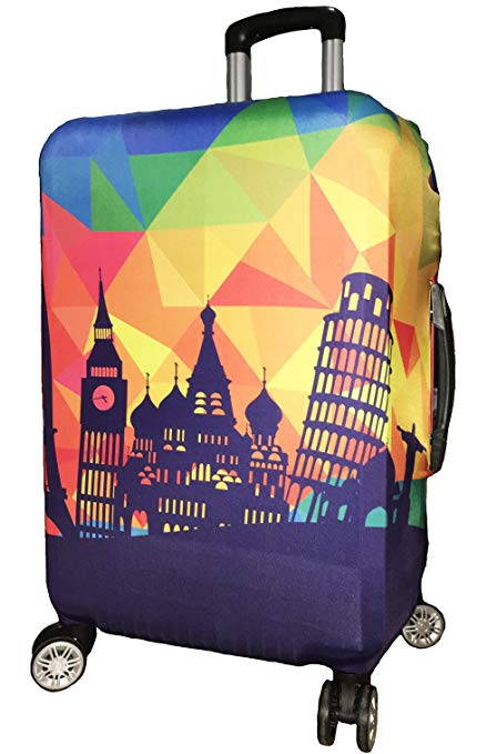 Myosotis510 Cute 3D Luggage Protector Suitcase Cover 18-32 Inch