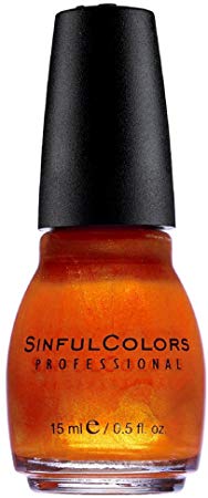 Sinful Colors Professional Nail Polish Enamel, Courtney Orange 0.50 oz (Pack of 2)