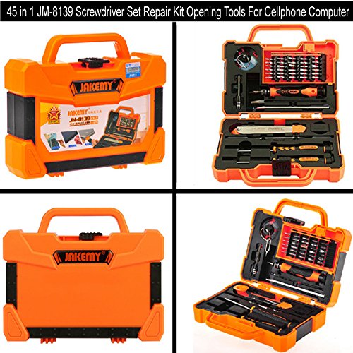 45 in 1 JM-8139 Screwdriver Set Repair Kit Opening Tools For Cellphone , laptops & Computer