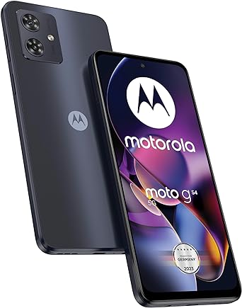 Motorola Moto G54 Dual-SIM 256GB ROM   8GB RAM (Only GSM | No CDMA) Factory Unlocked 5G Smartphone (Midnight Blue) - International Version