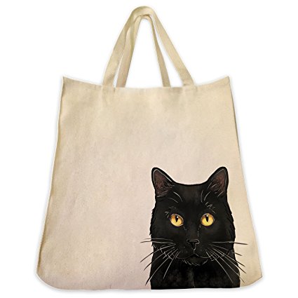 Dog Cat and Pet Tote Bags - Over 250 Different Breeds and Animal Designs to Choose From - Extra Large Reusable Canvas Over the Shoulder Handbags