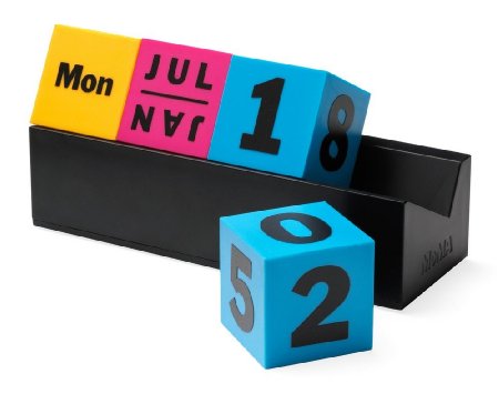 MoMA Cubes Perpetual Calendar - CMYK
