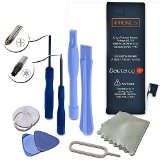 iPhone 5 Battery Replacement  New Zero Cycle 1440mAh 38V Li-Ion Battery Replacement for iPhone 5 with Complete Tools Kit and Instructions Compatible with Models of the iPhone 5 1428 A1429 A1442 CDMA and GSM by Daeta