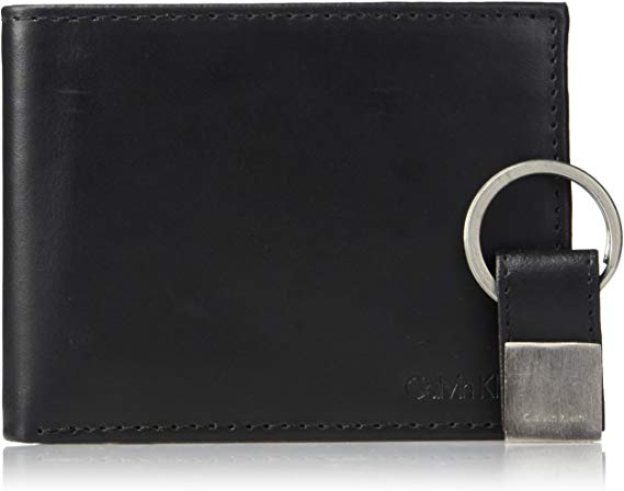 Calvin Klein mens79370Rfid Blocking Leather Bifold Wallet Wallet