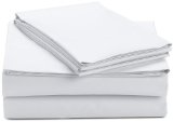 Pinzon 500-Thread-Count 100-Percent Super Soft Pima Cotton Sheet Set Queen White