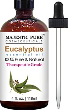 Eucalyptus Essential Oil from Majestic Pure, 4 fl. oz, Therapeutic Grade Eucalyptus Oil