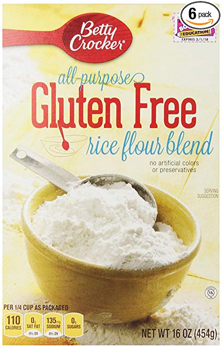 Gold Medal Gluten Free Rice Flour Blend Flour 16 oz Box (pack of 6)