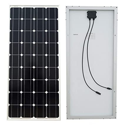 ECO-WORTHY 120W Monocrystalline Solar Panels Waterproof Power Module for 12V Battery Charging Home Outdoor