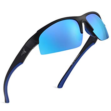 NEW! KastKing Cuivre Sport Sunglasses, Mirror Color PC Polarized Lenses, UV Eye Protection