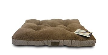 American Kennel Club AKC 820 Tan Deluxe Plush Quilted Crate Mat, 30 by 23-Inch